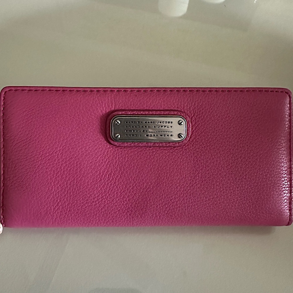 Like new EUC Marc by Marc Jacobs Barbie Pink wallet
